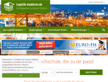 Tablet Screenshot of logistik-studieren.de